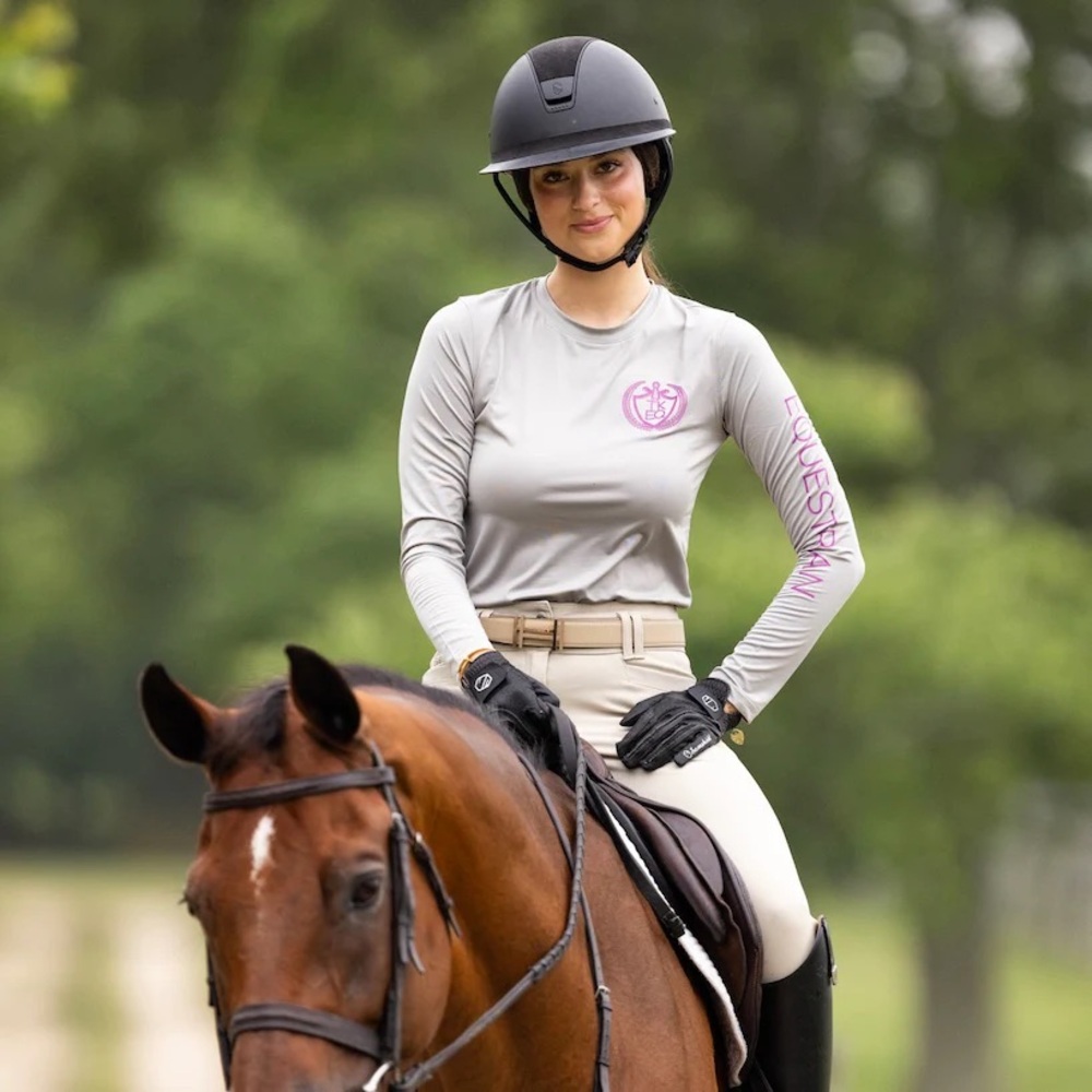 TKEQ Athletics | CREST Sustainable Long Sleeve | Orchid | Brand new | equestrian